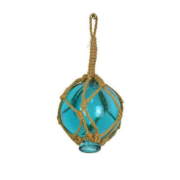 Enfeite Bola De Vidro Em Sisal M