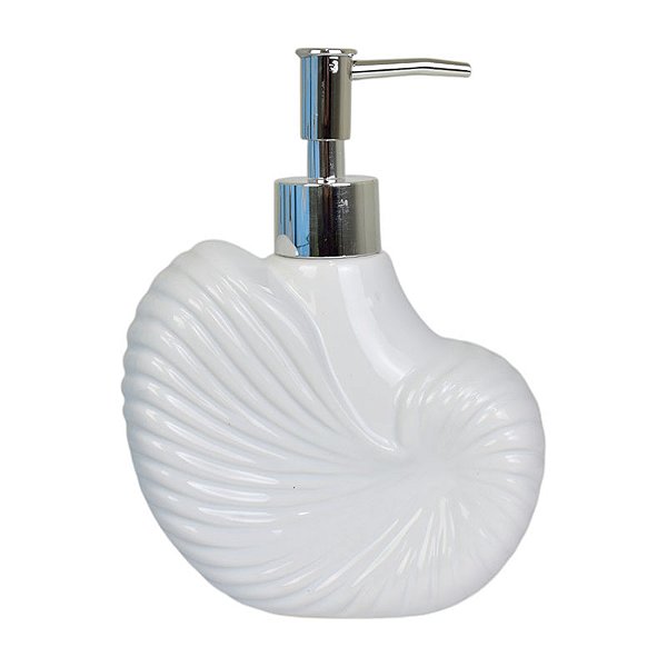 Saboneteiras Ceramica Branca Concha