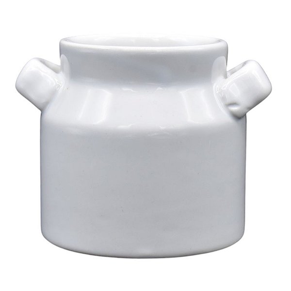 Vasos Em Ceramica Branco Com Alças