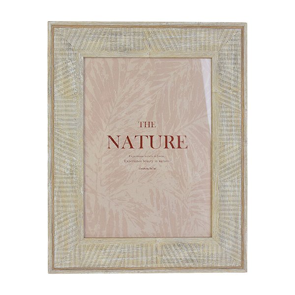 Porta Retrato Plastico Bege M