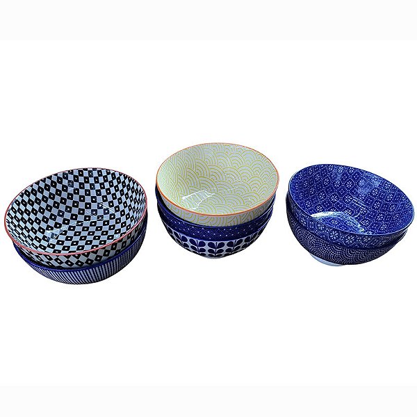 Bowl Em Ceramica Cor E Estampa Variadas M