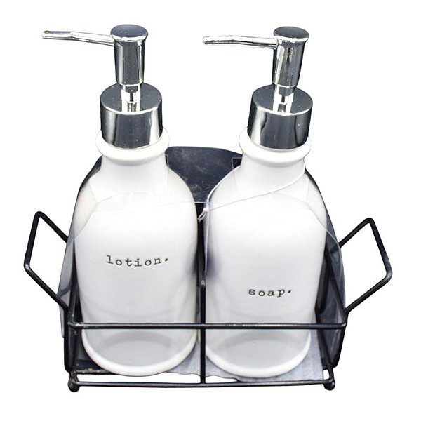 Dispencer Lotion/Soap Em Ceramica