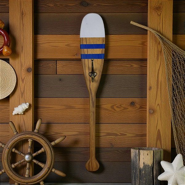 Cabideiro Remo Listra Azul Claro