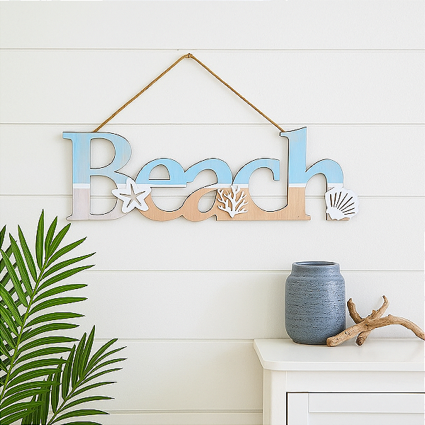 Enfeite De Parede Beach