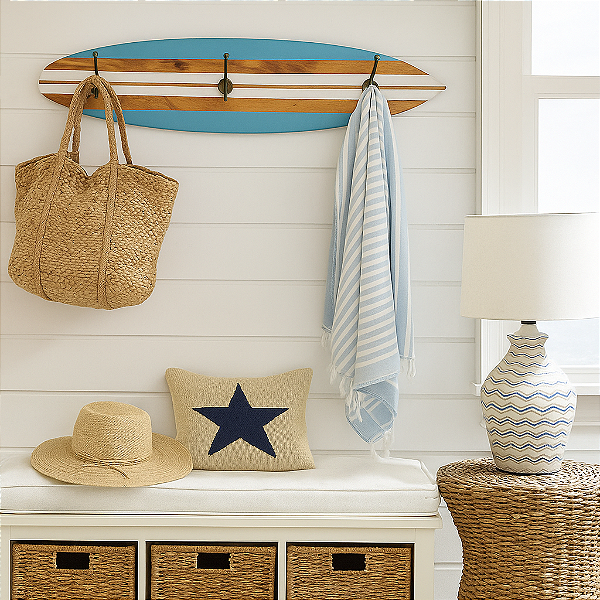 Cabideiro Prancha Azul Claro