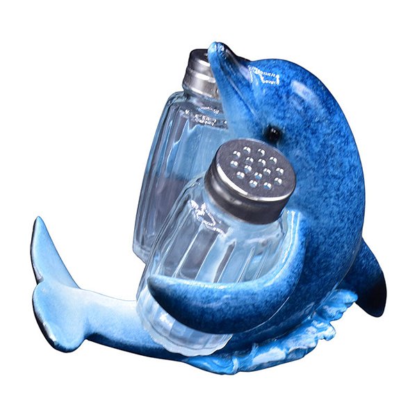 Saleiro Golfinho Segurando Potes