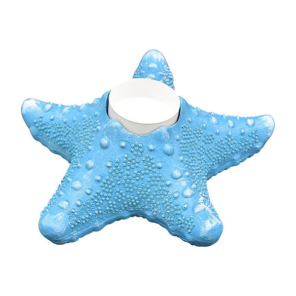 Porta Vela De Estrela Do Mar Azul