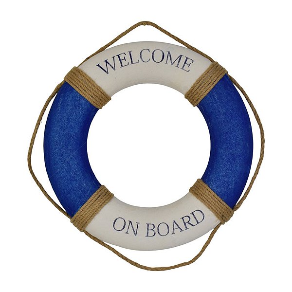 Boia De Espuma Azul Vibrante Welcome