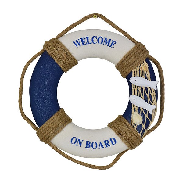 Boia De Espuma Azul Rede Com Peixes P