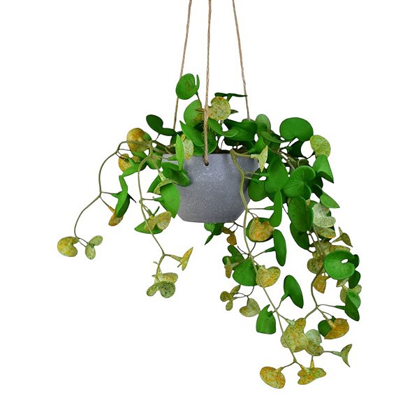 Vaso Planta Simulada Pileia