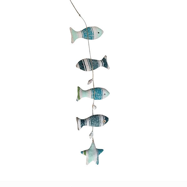 Enfeite Quatro Peixes E Estrela