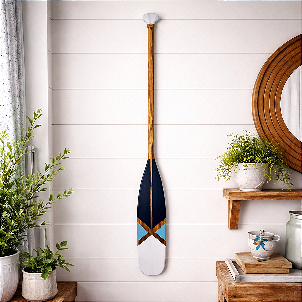 Remo 130Cm Azul Pintura Em X