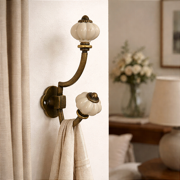 Puxador Liga De Zinco + Gancho Cinza