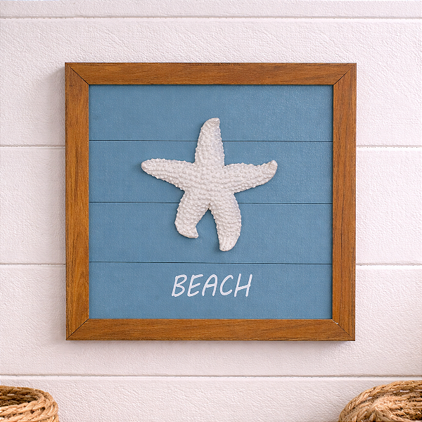 Quadro Fundo Azul Beach