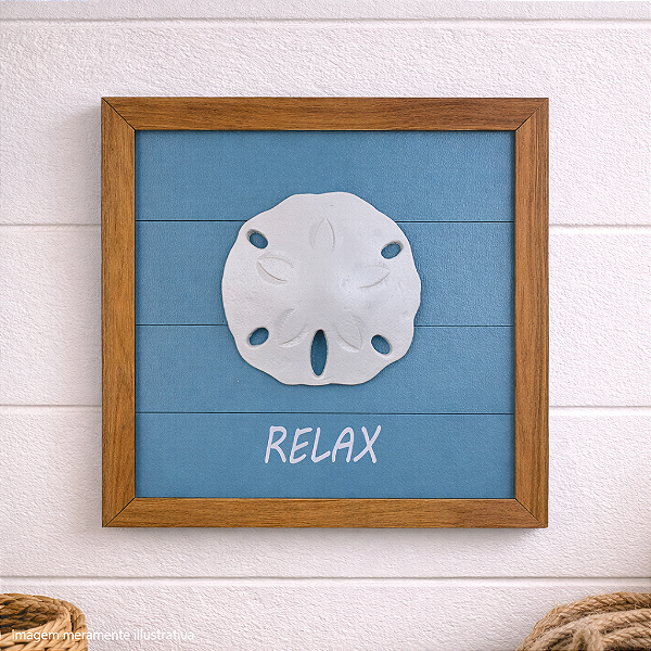 Quadro Fundo Azul Relax