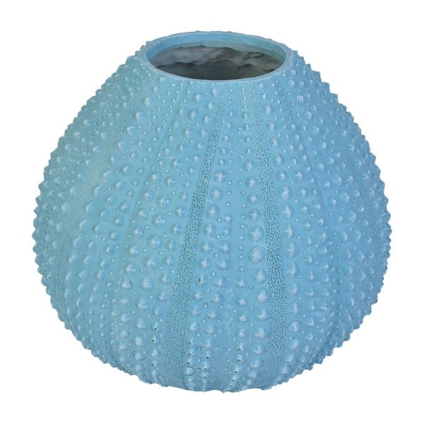 Vaso De Coral Com Textura Tipo 1 Azul