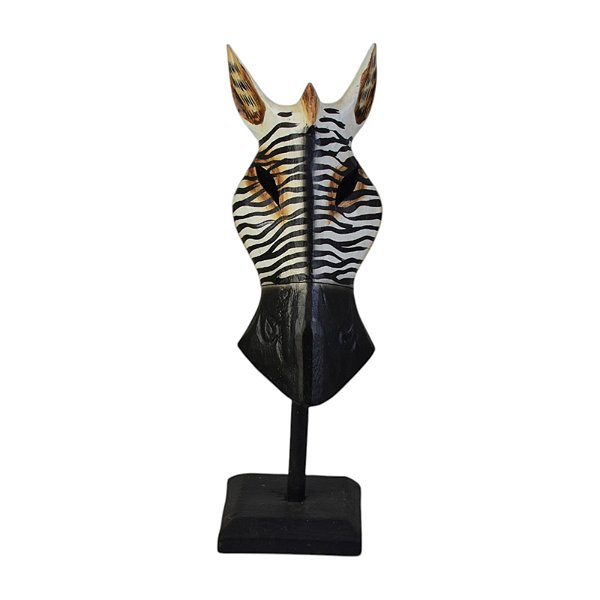 Pedestal Cabeça De Zebra