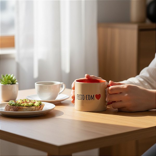 Caneca Feita com <3