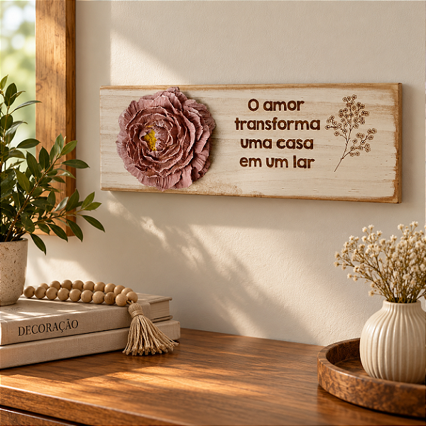 Enfeite o amor transforma uma casa