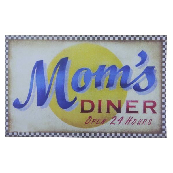 Placa Mom's Diner