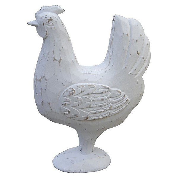 Enfeite Galinha Branca