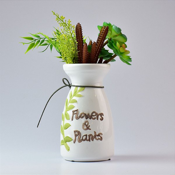 Vaso Flowers & Plants Branco