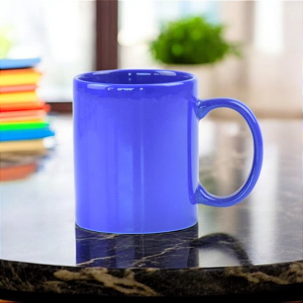 Caneca Lisa Azul Escuro