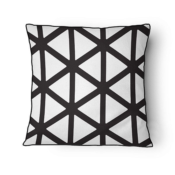 Almofada Geometric Black White