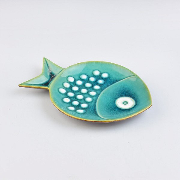 Petisqueira Peixe Marbles P em Cerâmica