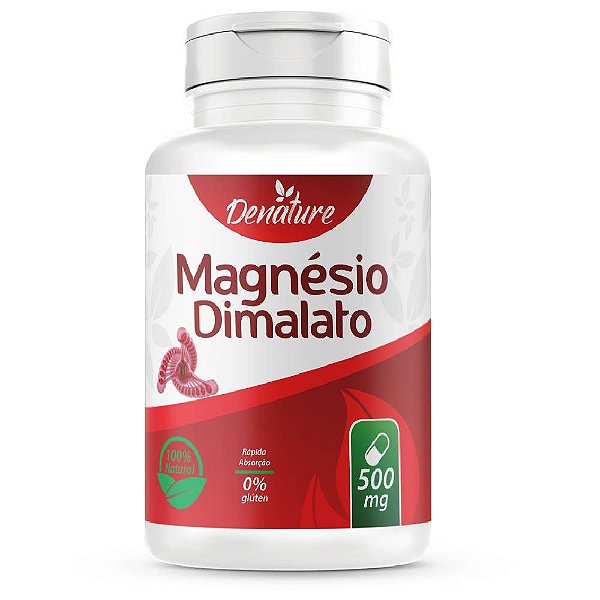 Magnésio Dimalato 260mg 100 cápsulas - Denature