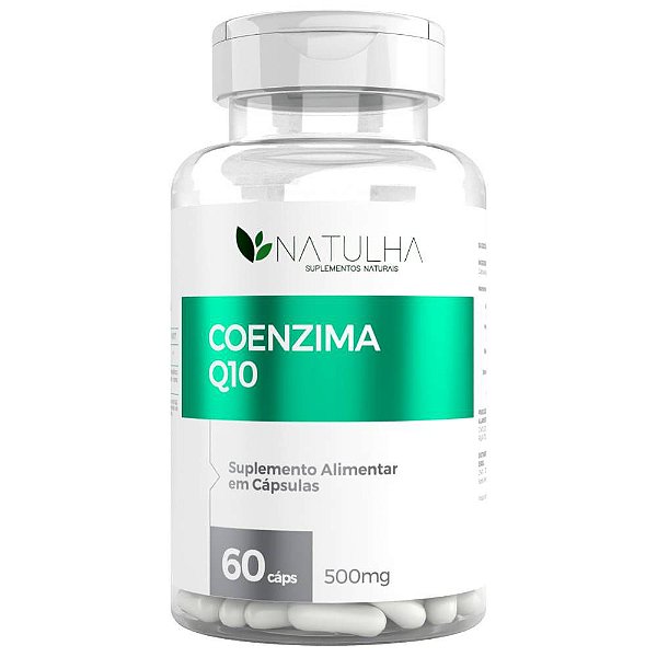 Coenzima Q10 (Ubiquinona) 60 Cápsulas - Natulha