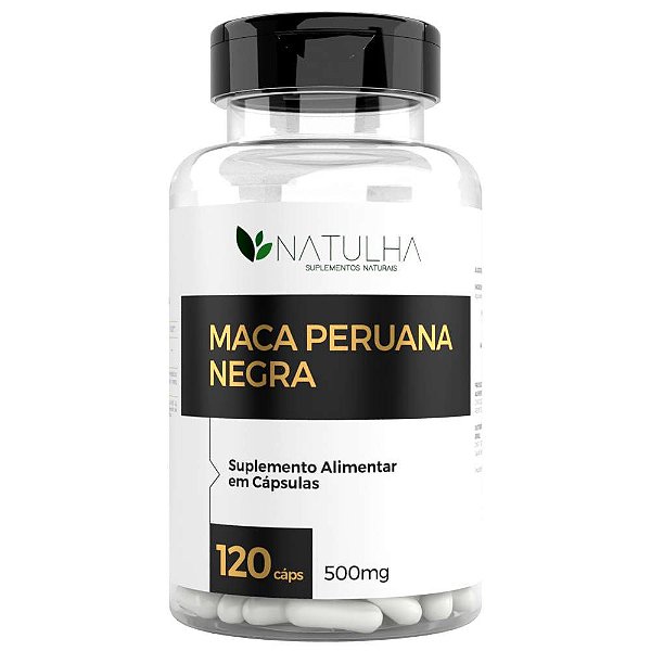 Maca Peruana Negra 120 cápsulas - Natulha