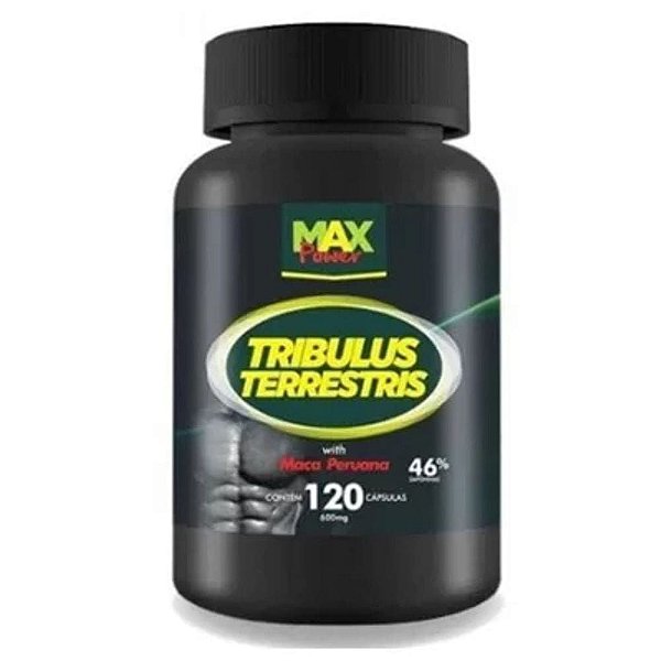 Tribulus Terrestris Com Maca Peruana - 120 cápsulas - Max Power
