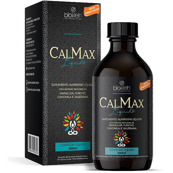 Calmax (Maracujá, Funcho, Camomila e Valeriana) 500ml - Bioklein