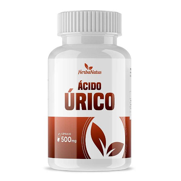 Ácido Úrico 500mg 60 cápsulas - Herbanatus