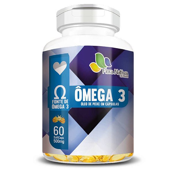 Ômega 3 EPA/DHA 1000mg 60 cápsulas - Flora Nativa