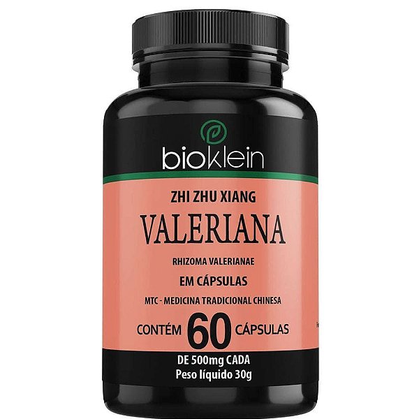 Valeriana 500mg 60 cápsulas - Bioklein