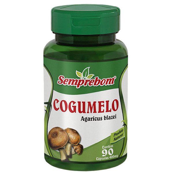 Cogumelo Do Sol 400mg 90 cápsulas - Semprebom
