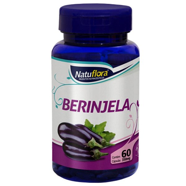 Berinjela 350mg 60 cápsulas - Natuflora