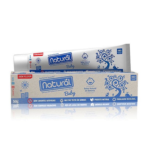 Gel Dental Natural Baby 50g - Orgânico Natural