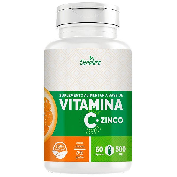 Vitamina C + Zinco 100 cápsulas - Denature