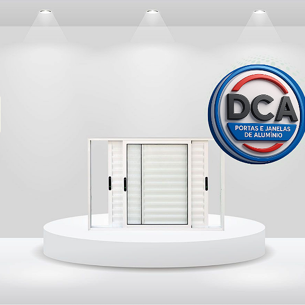 Veneziana 3 folhas com ou sem grade - PREMIUM