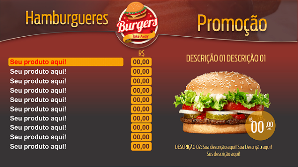 Desenvolvemos o seu Menu Digital Personalizado - Sem Mensalidade e Pem Ponto de Internet 100% Editável