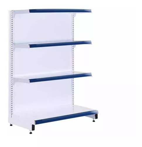 GONDOLA PAREDE INICIAL 140CM 4 BANDEJAS NEW PLUS 30X40