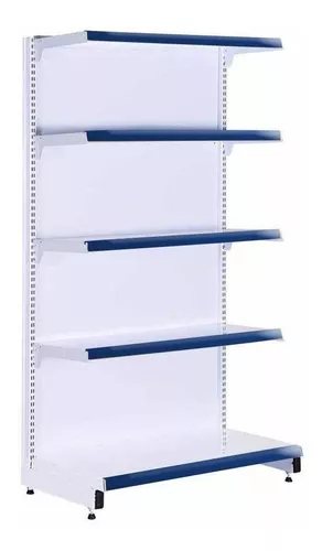 GÔNDOLA S A DE PONTA 170CM 5 BANDEJAS 30/40 NEW PLUS