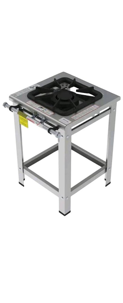 FOGAO 1 BOCA CEFAZ BAIXA PRESSAO 50X50 DIAMOND INOX