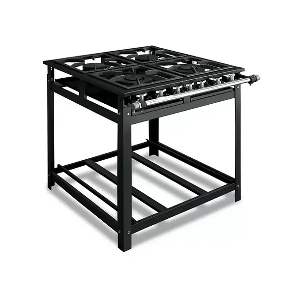FOGAO 4 BOCAS CRISTAL AÇO BAIXA PRESSAO 02QS / 02QD 30X30 STANDARD P7