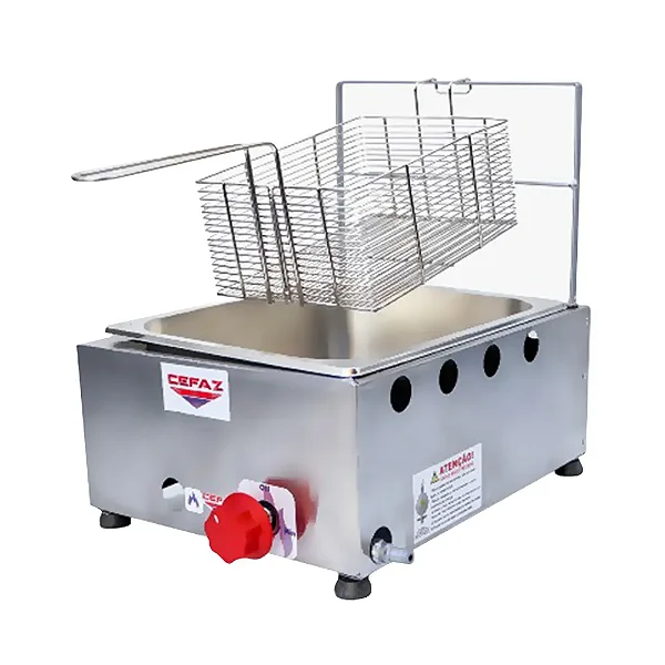 FRITADEIRA CEFAZ 1 CUBA A GAS BAIXA PRESSAO
