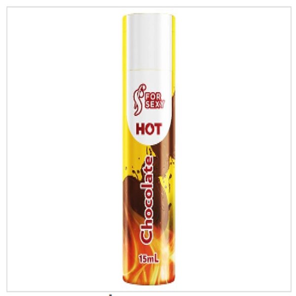 GEL COMESTIVEL  HOT 15 ml - For Sexy -  Sabor CHOCOLATE