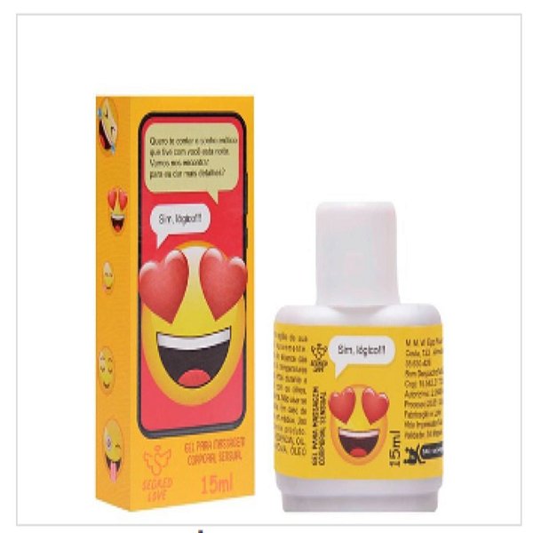 GEL SEXO ANAL (Emoji) Sim, Lógico!!! 15 ml - Secret Love